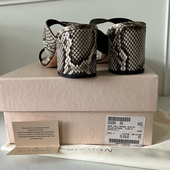 Alexandre Birman Authentic PYTHON Exotic Sandal Miki - Picture 4 of 7